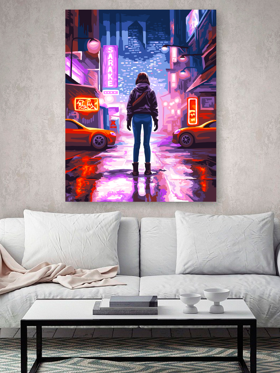 Картина по номерам Hobby Paint Ночная жизнь в ассортименте - фото 3