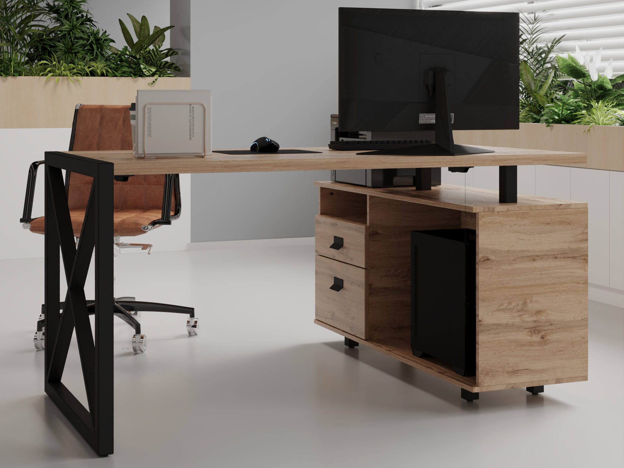 Письменный стол КАЛИФОРНИЯ МЕБЕЛЬ Хардвиг - фото 19