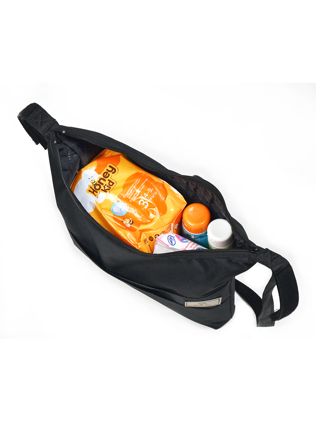 Сумка на ручку коляски StrollerAcss SA22/Черный - фото 4