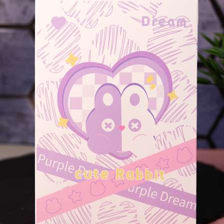 Зеркало настольное для макияжа iLikeGift Cute rabbit purple
