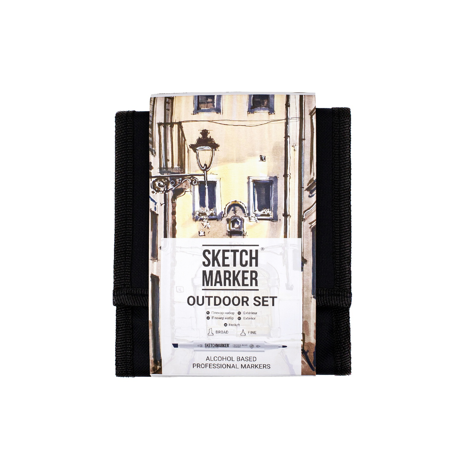 Скетчмаркер SKETCHMARKER двусторонний 12 цв. - фото 1