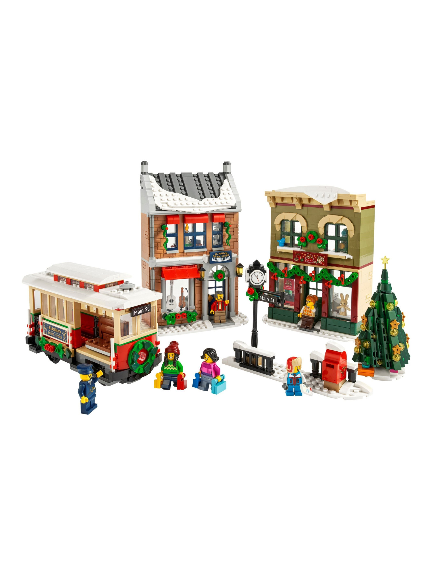 Конструктор LEGO Icons Рождественская улица 1514 дет. - фото 2