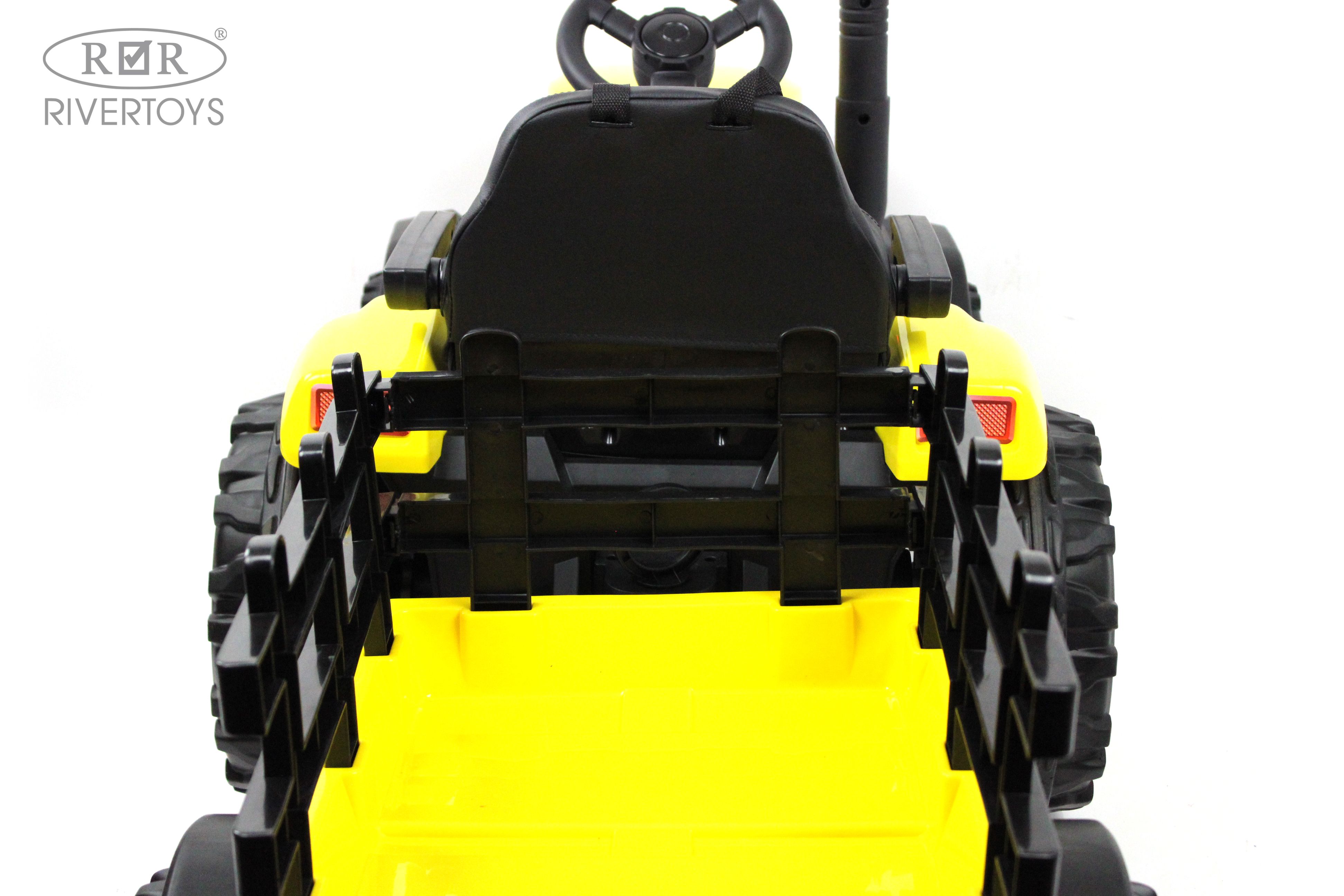 Электромобиль RIVERTOYS O555OO-YELLOW С пультом ДУ - фото 6
