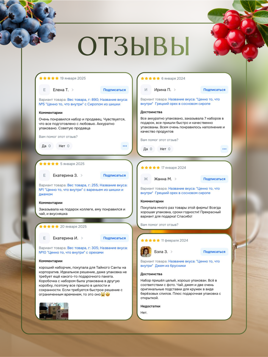 Набор подарочный №7 Русский лес Ценно то что внутри - фото 12