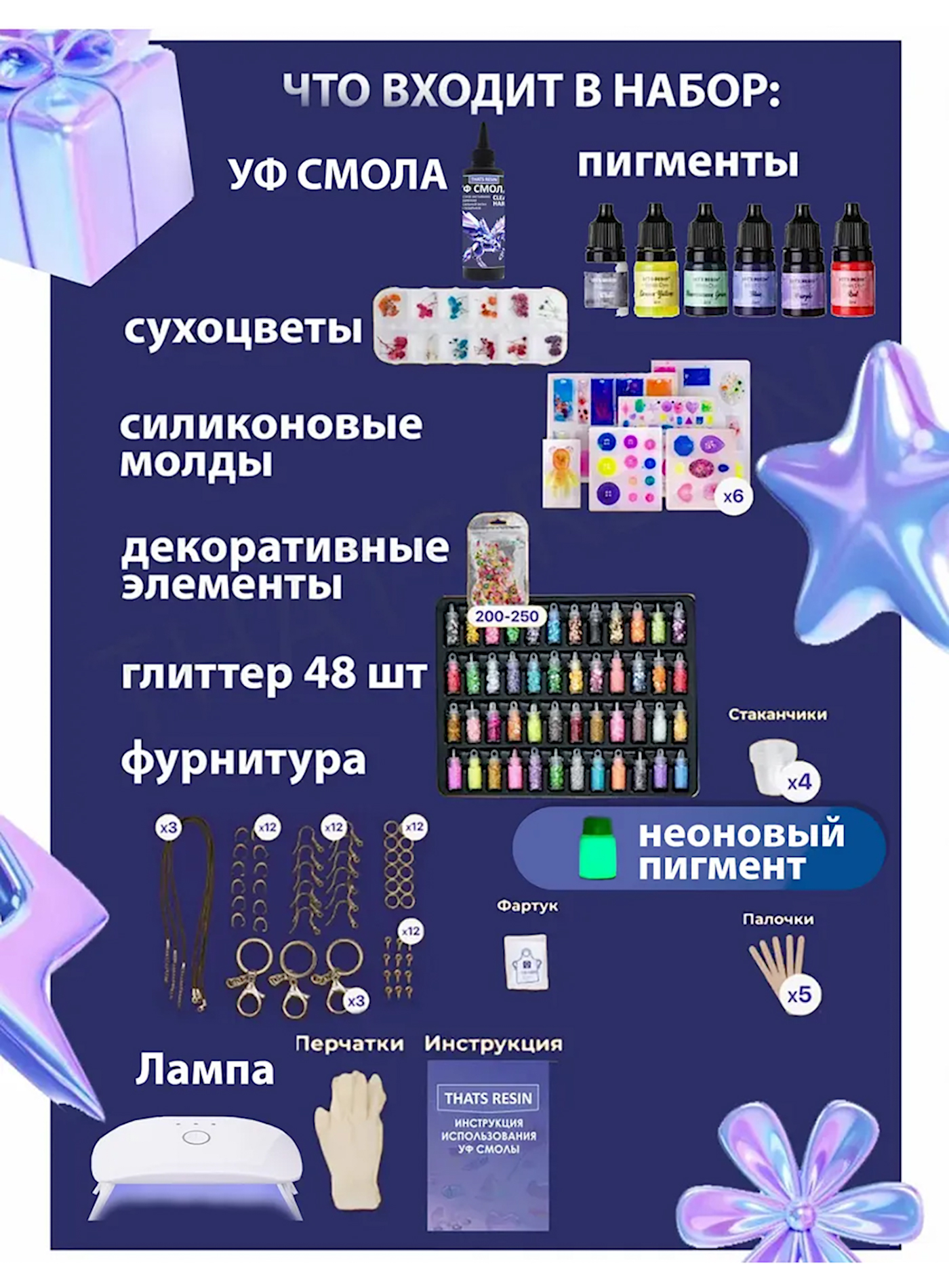 Набор для творчества ThatsResin эпоксидная смола - фото 3