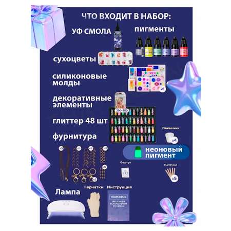 Набор для творчества ThatsResin эпоксидная смола