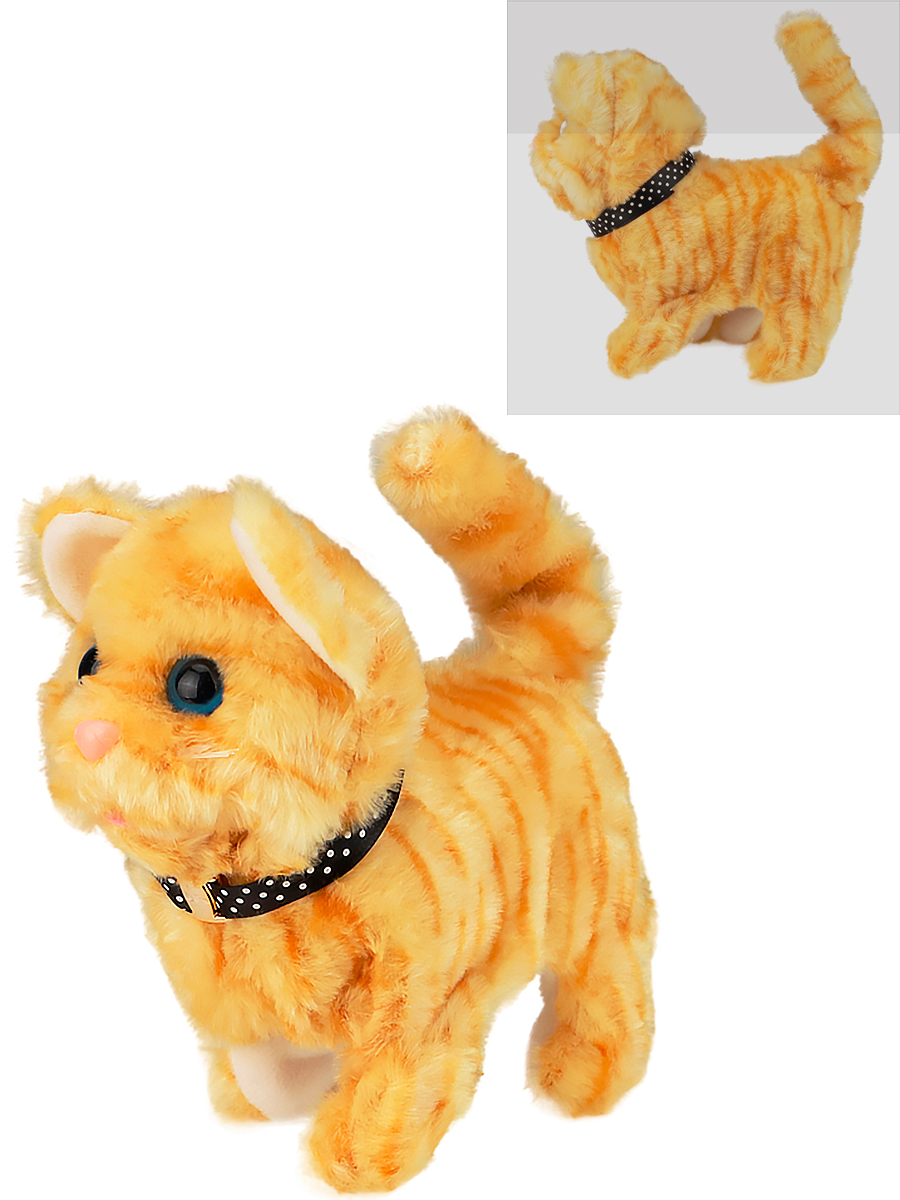 Игрушка мягкая Рыжий кот котик - фото 1