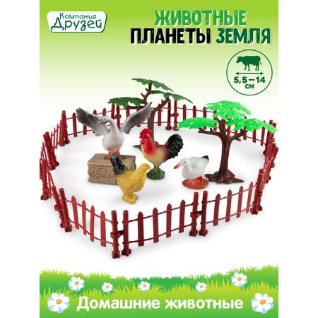 Игровой набор DARWIN Домашние животные 11шт