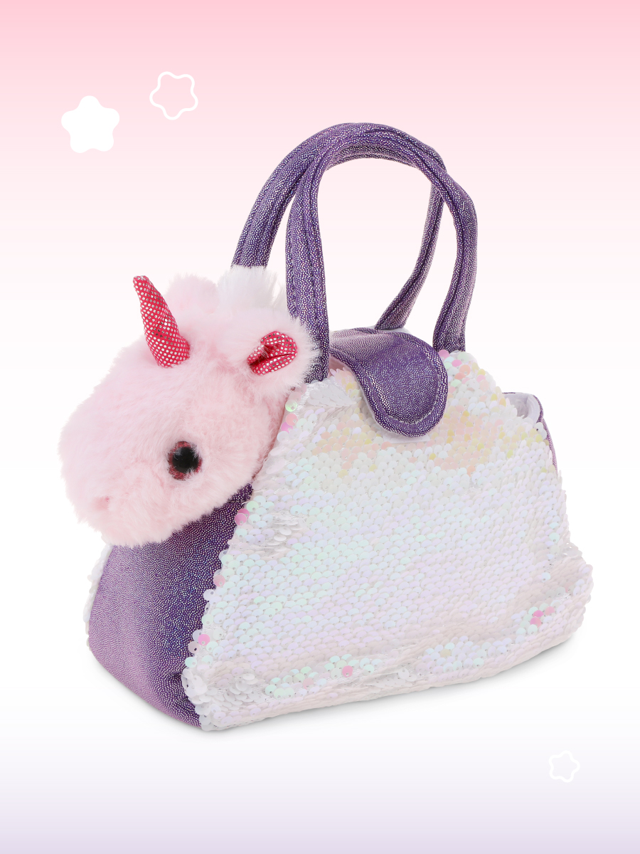 Игрушка мягкая Fluffy Family единорог 21 см - фото 7