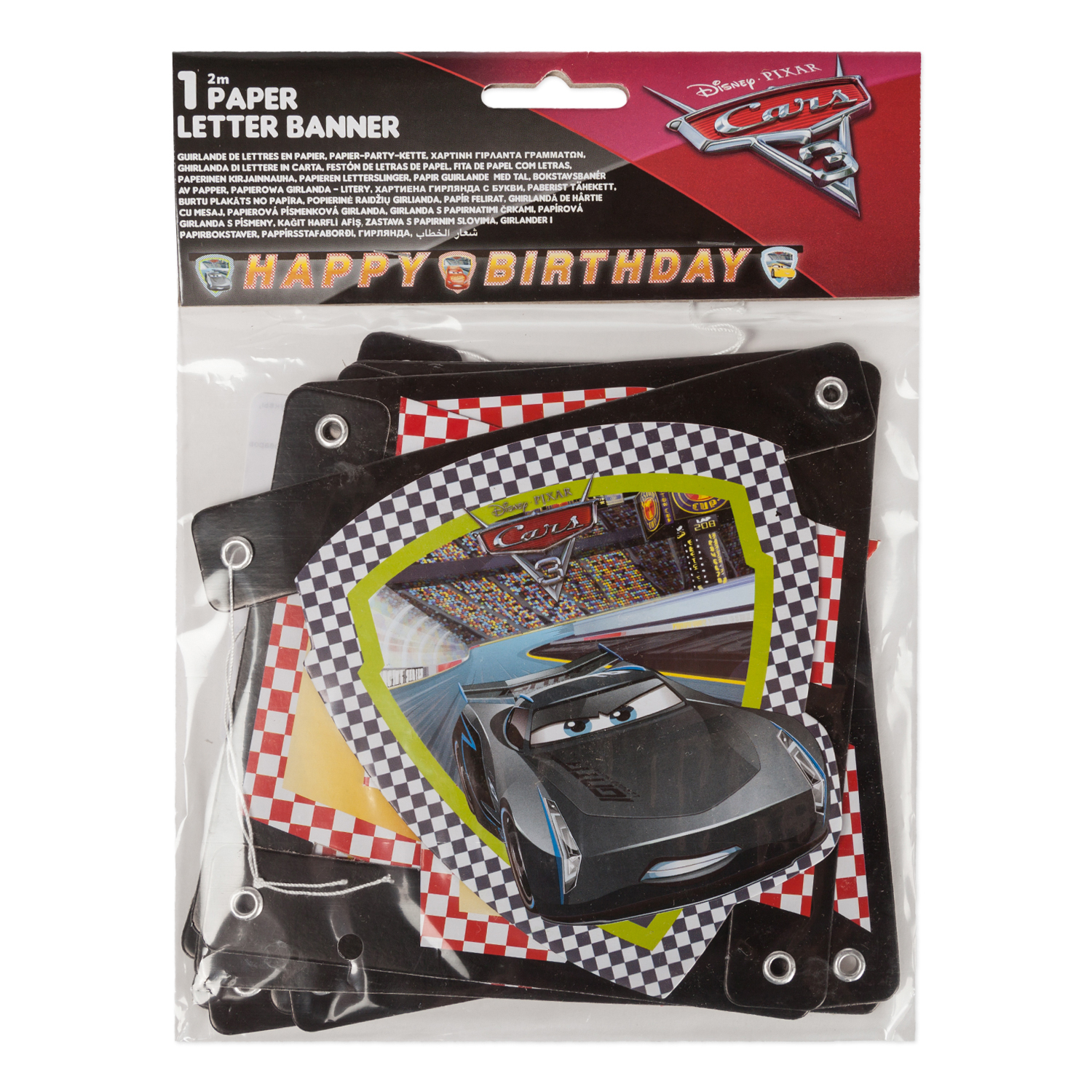 Гирлянды Cars 3 Happy Birthday - фото 2