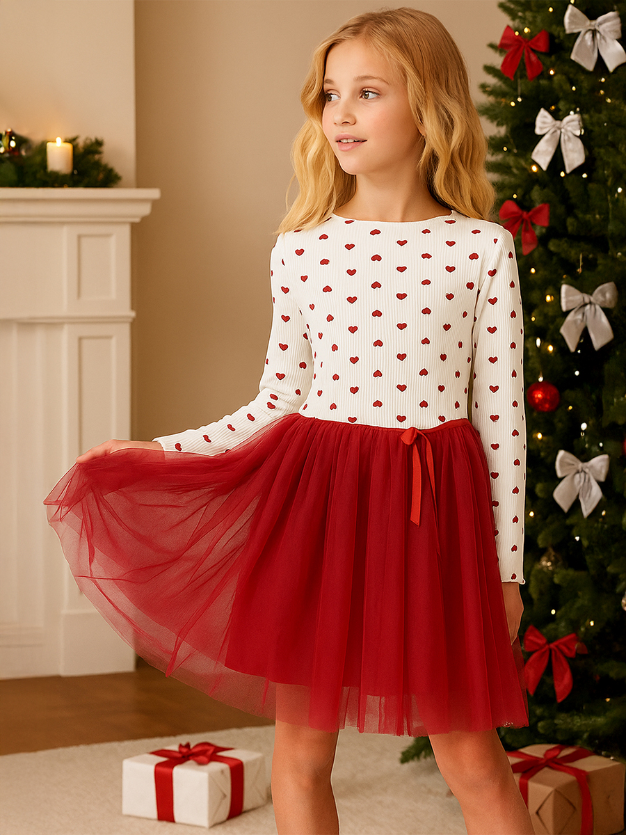 Платье HappyFox HFI3283белый.красный - фото 1