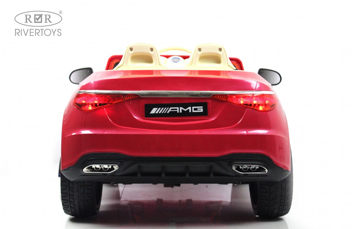 Электромобиль RIVERTOYS Mercedes М333БХ-PINK-GLANEC С пультом ДУ - фото 17