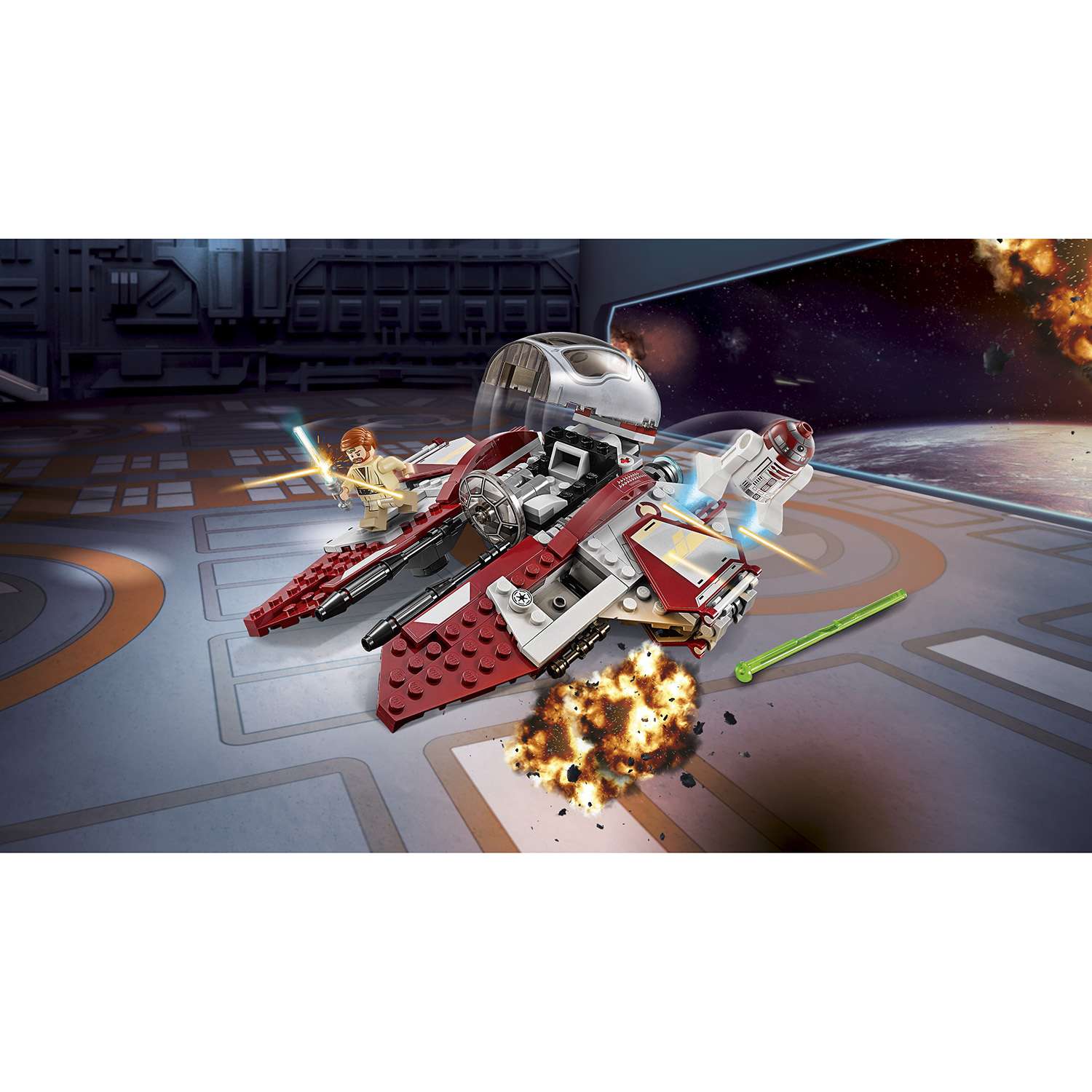 Конструктор LEGO Star Wars Перехватчик Оби-Вана Кеноби блочный - фото 4