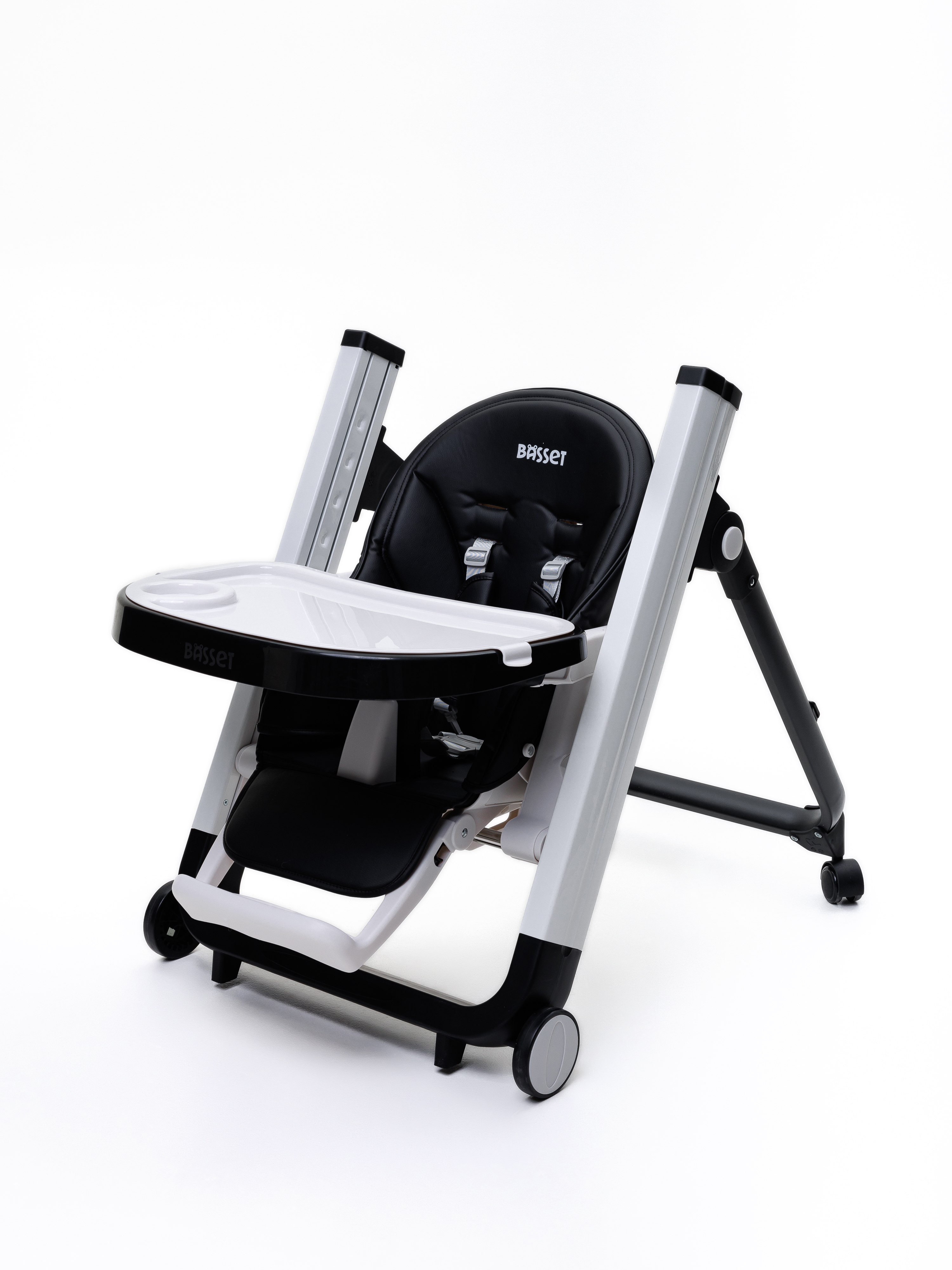 Стульчик для кормления BASSET B2 черный - фото 17