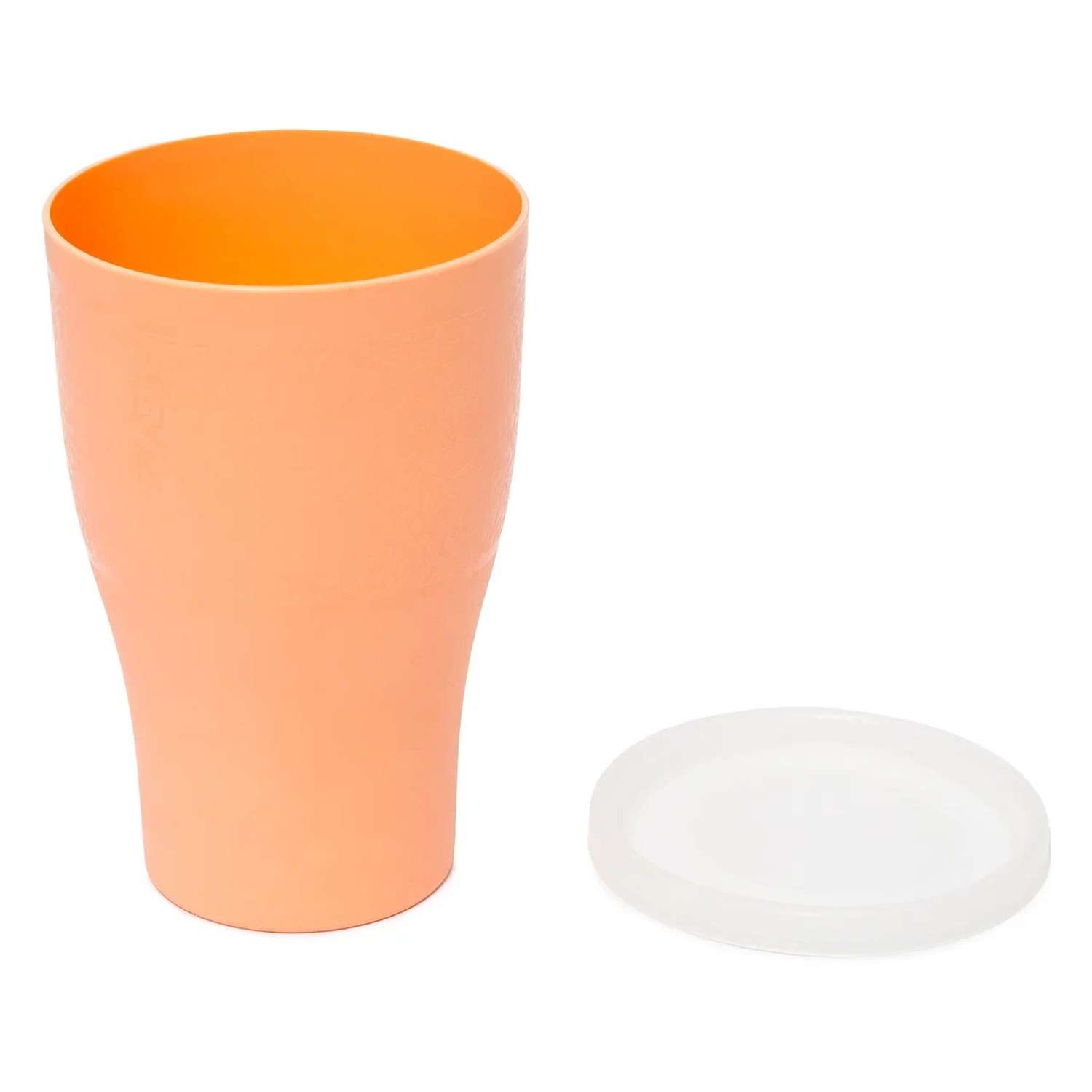 Стакан Архимед 0.5л с крышкой в ассортименте - фото 3