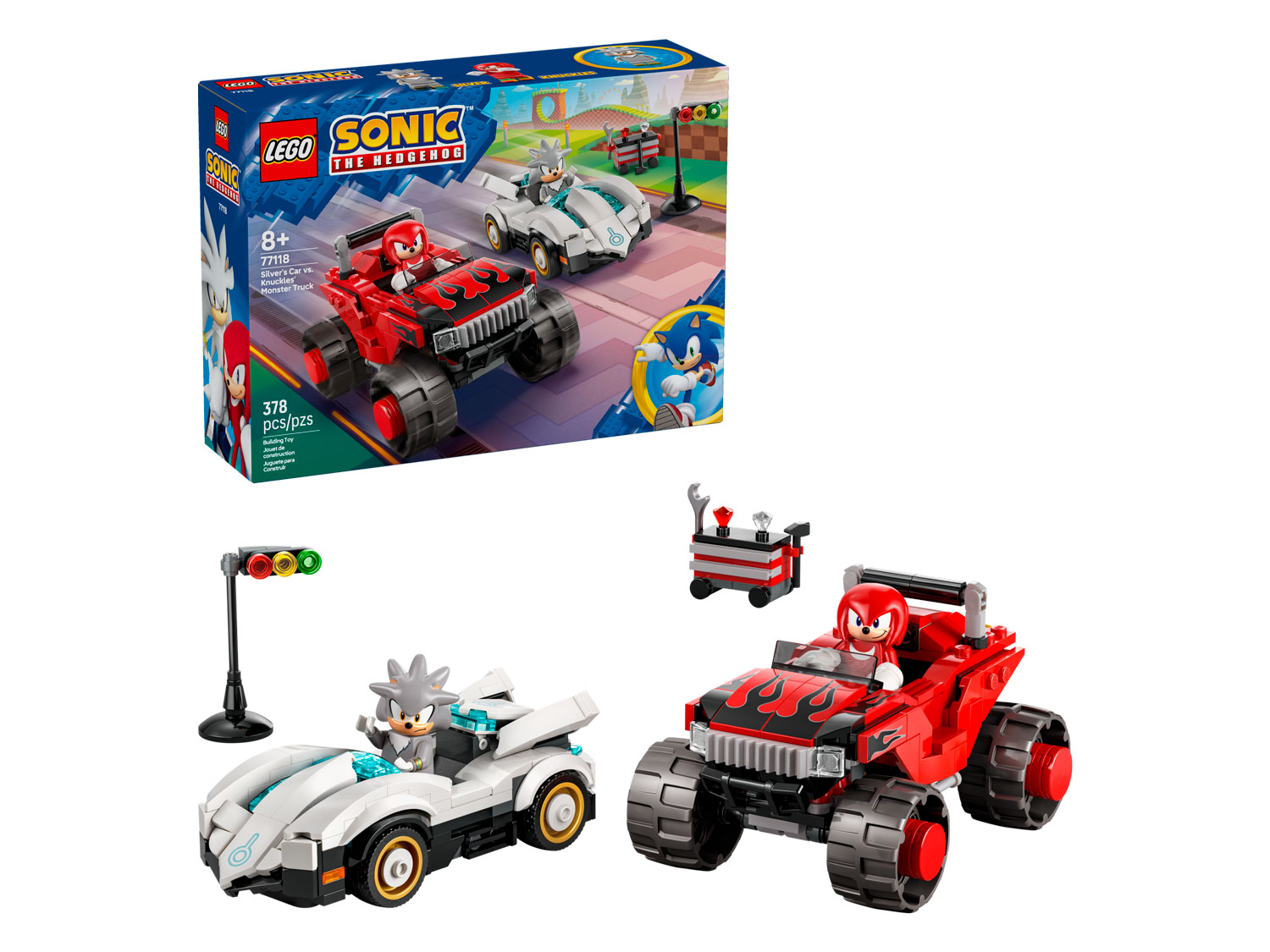 Конструктор LEGO Sonic the Hedgehog Автомобиль Сильвера 378 дет. - фото 1