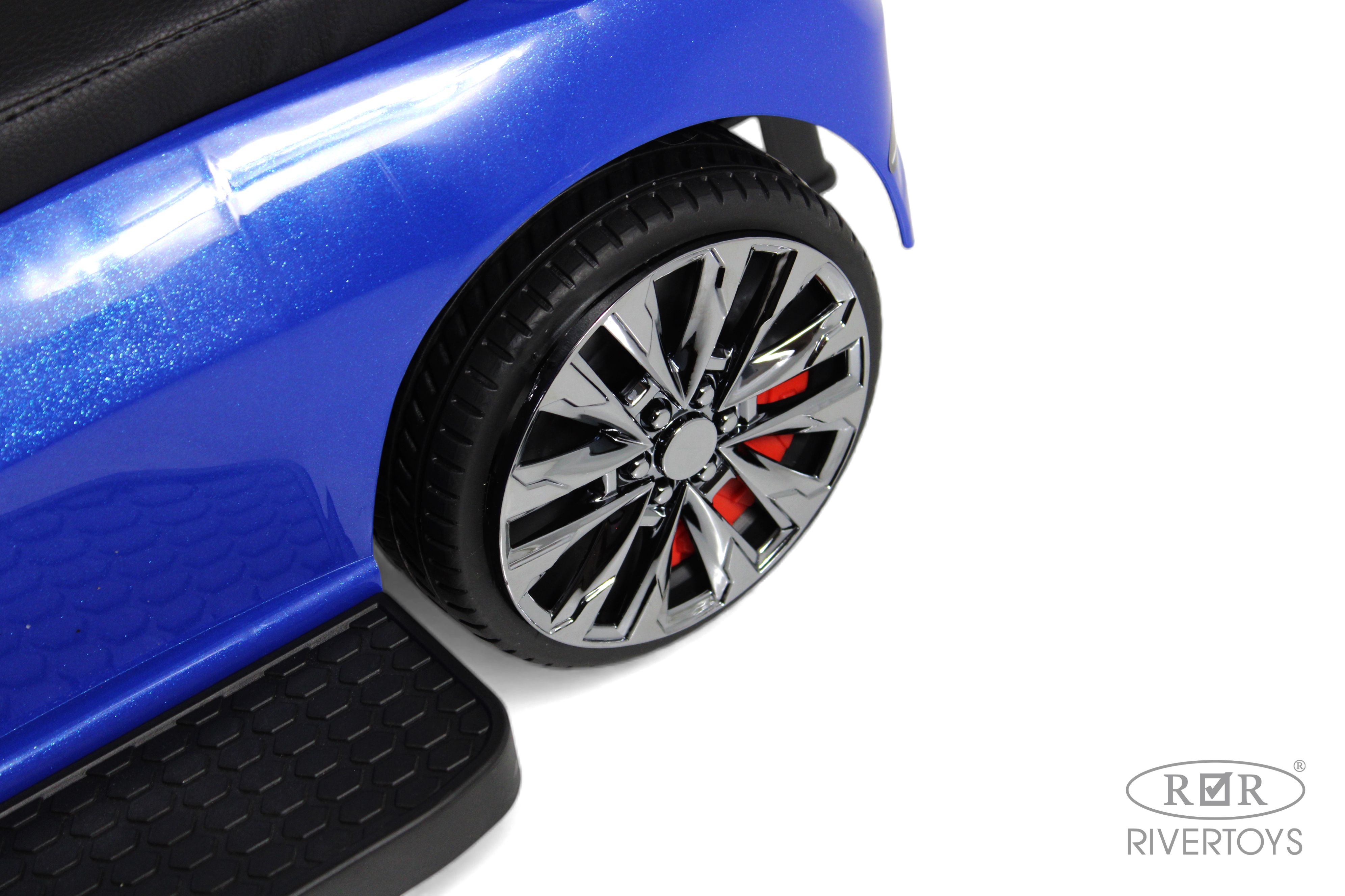 Каталка RIVERTOYS Z005ZZ-AP-BLUE синий - фото 7