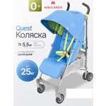 Коляска прогулочная Maclaren Quest Marina/Limeade голубой