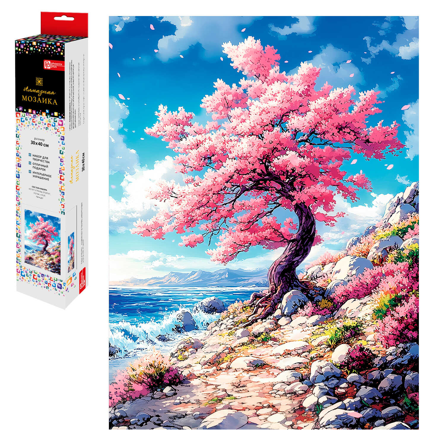 Алмазная мозаика Феникс + - фото 1