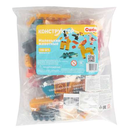Конструктор Curio Животные блочный