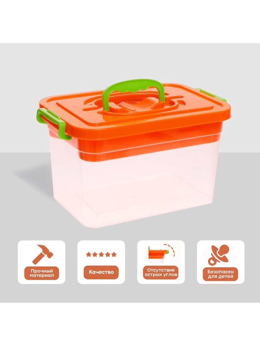 Контейнер для хранения Соломон с крышкой 6,5 л - фото 3