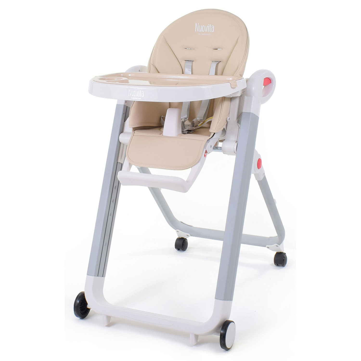 Стульчик для кормления Nuovita Futuro Bianco Sabbia бежевый - фото 1