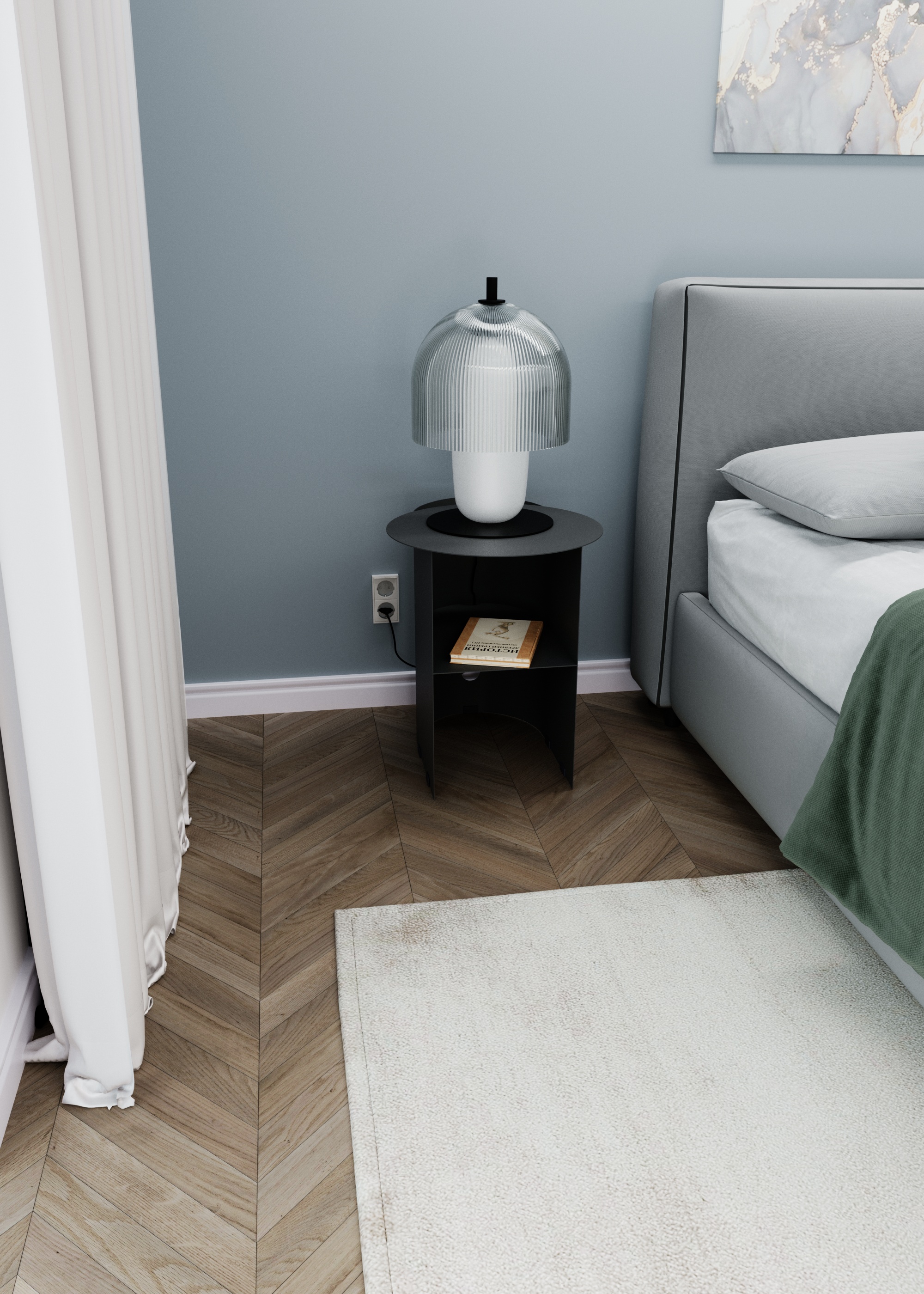 Стол журнальный SLINE Тоби черный - фото 3