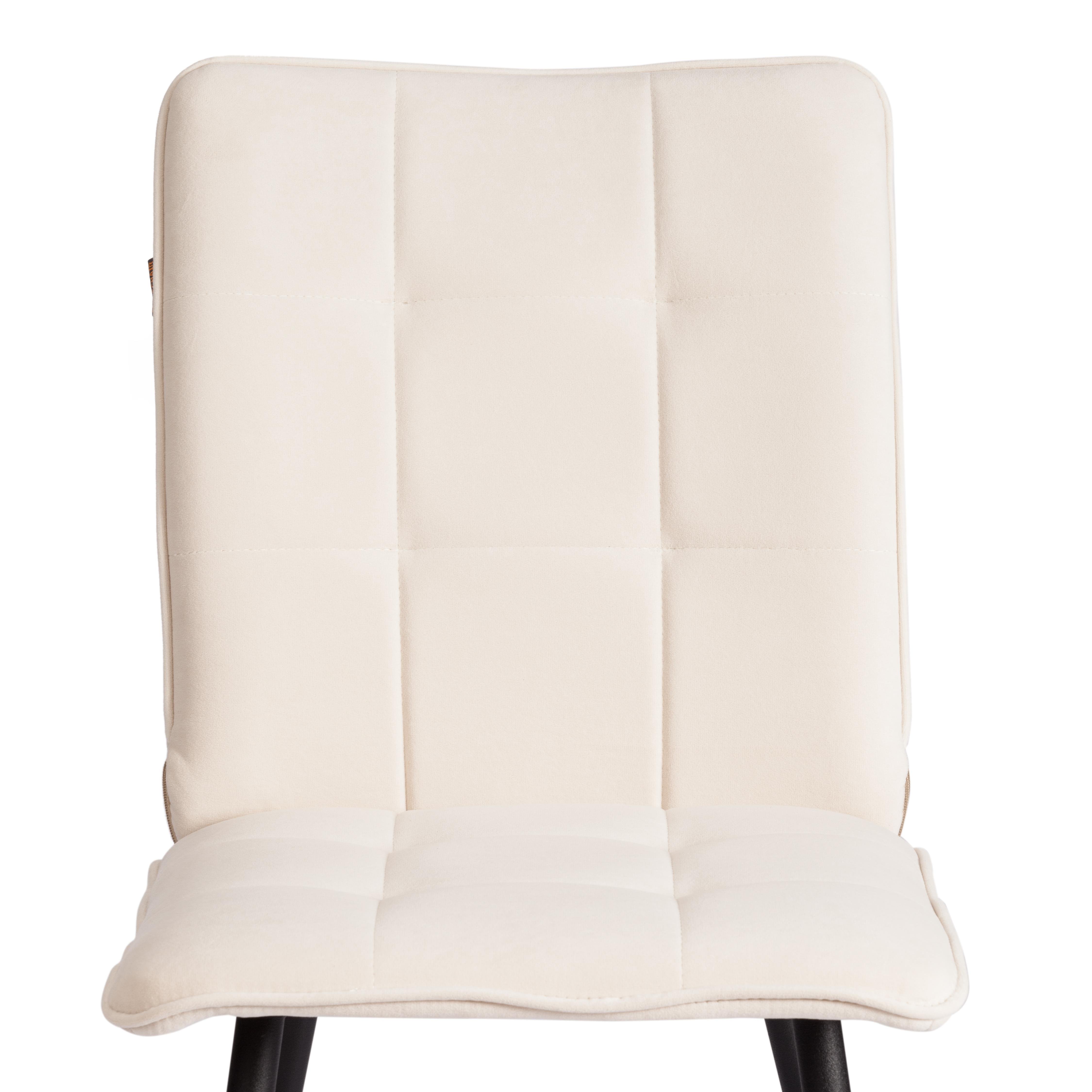 Стул TETCHAIR Bari LT велюр молочный 2 шт. - фото 17