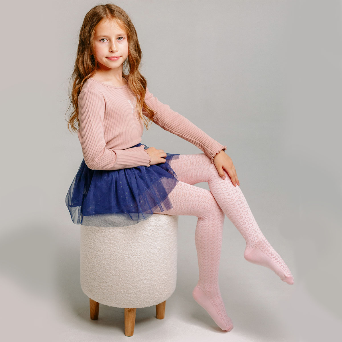 Колготки Ишимбайская чулочная фабрика WL-754 Шишечки розовый 2 М - фото 6