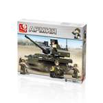 Конструктор SLUBAN Танк и мотоцикл 258 дет.