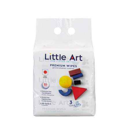 Влажные салфетки Little Art антибактериальные