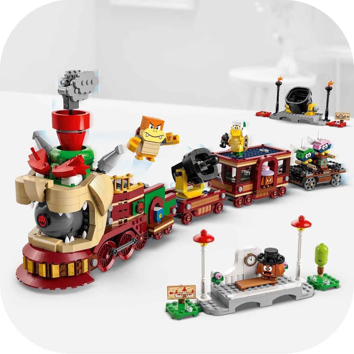 Конструктор LEGO Super Mario Боузер экспресс поезд 1392 дет. - фото 3