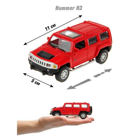Внедорожник HOFFMANN Hummer H3 1:43 красный