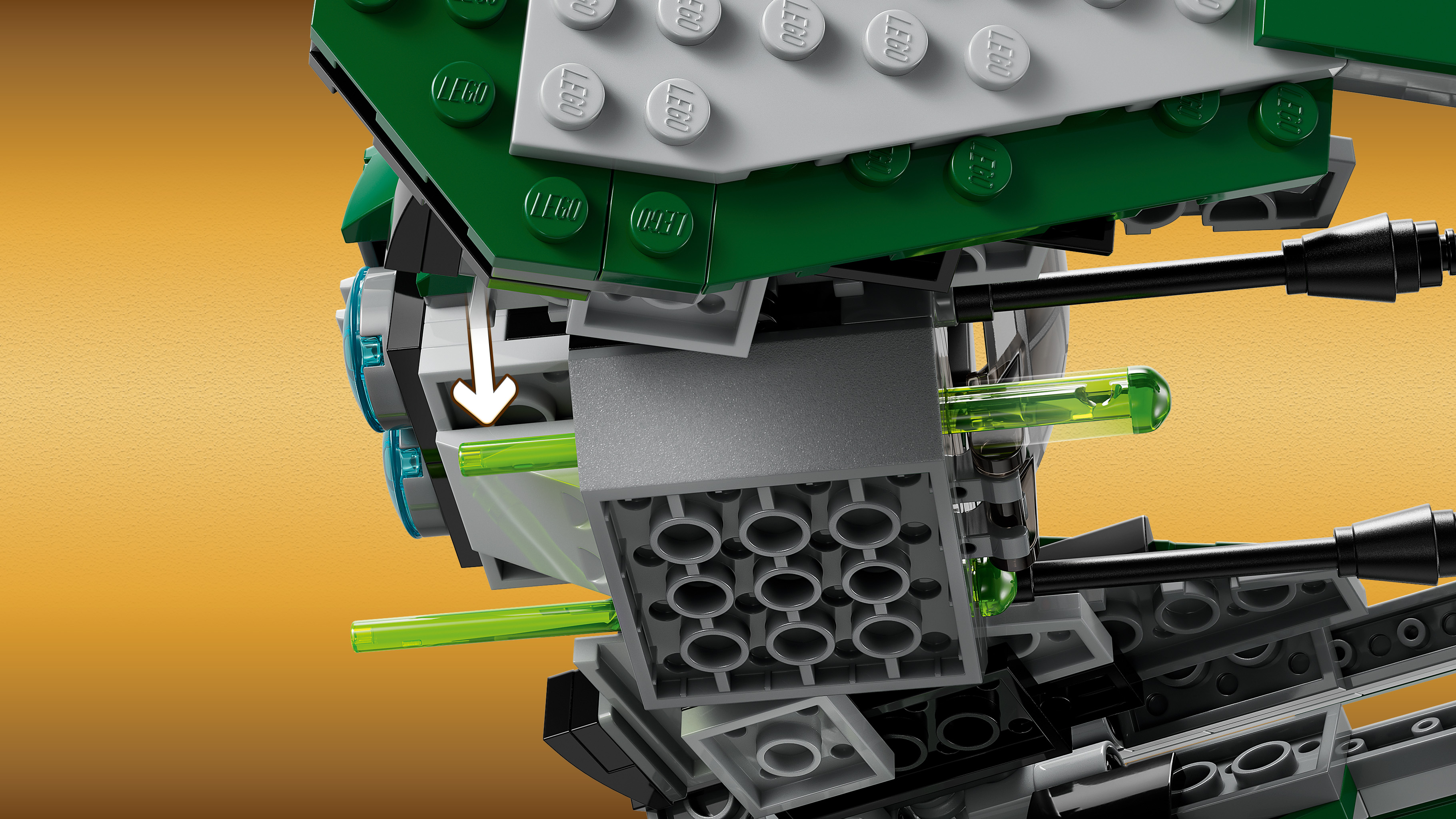 Конструктор LEGO Star Wars Yodas Jedi Starfighter блочный - фото 21