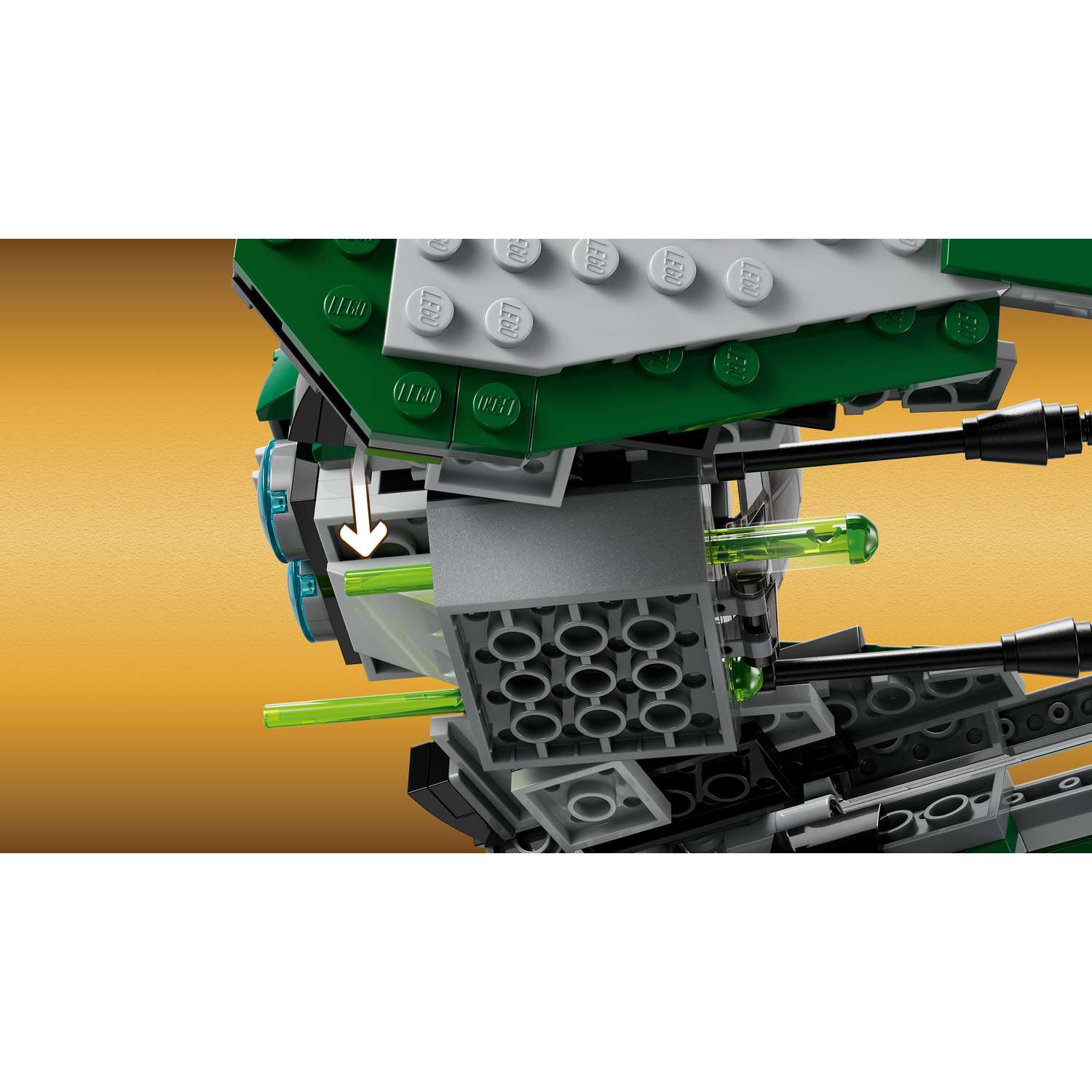Конструктор LEGO Star Wars Yodas Jedi Starfighter 253 дет. - фото 21