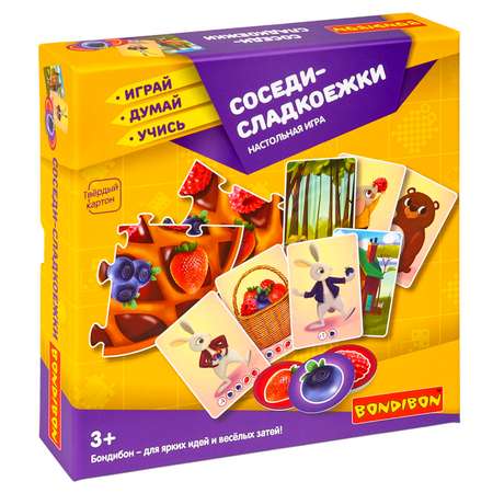 Настольная игра Bondibon карточная Соседи сладкоежки