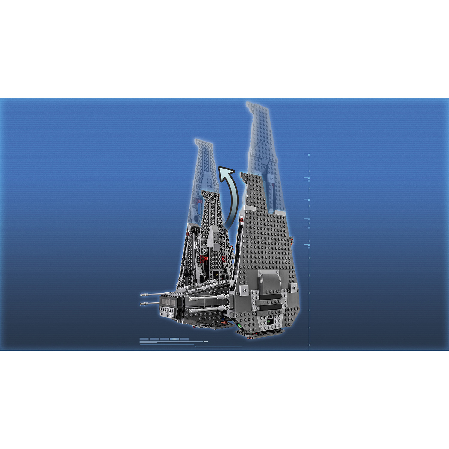 Конструктор LEGO Star Wars Командный шаттл Кайло Рена блочный - фото 7