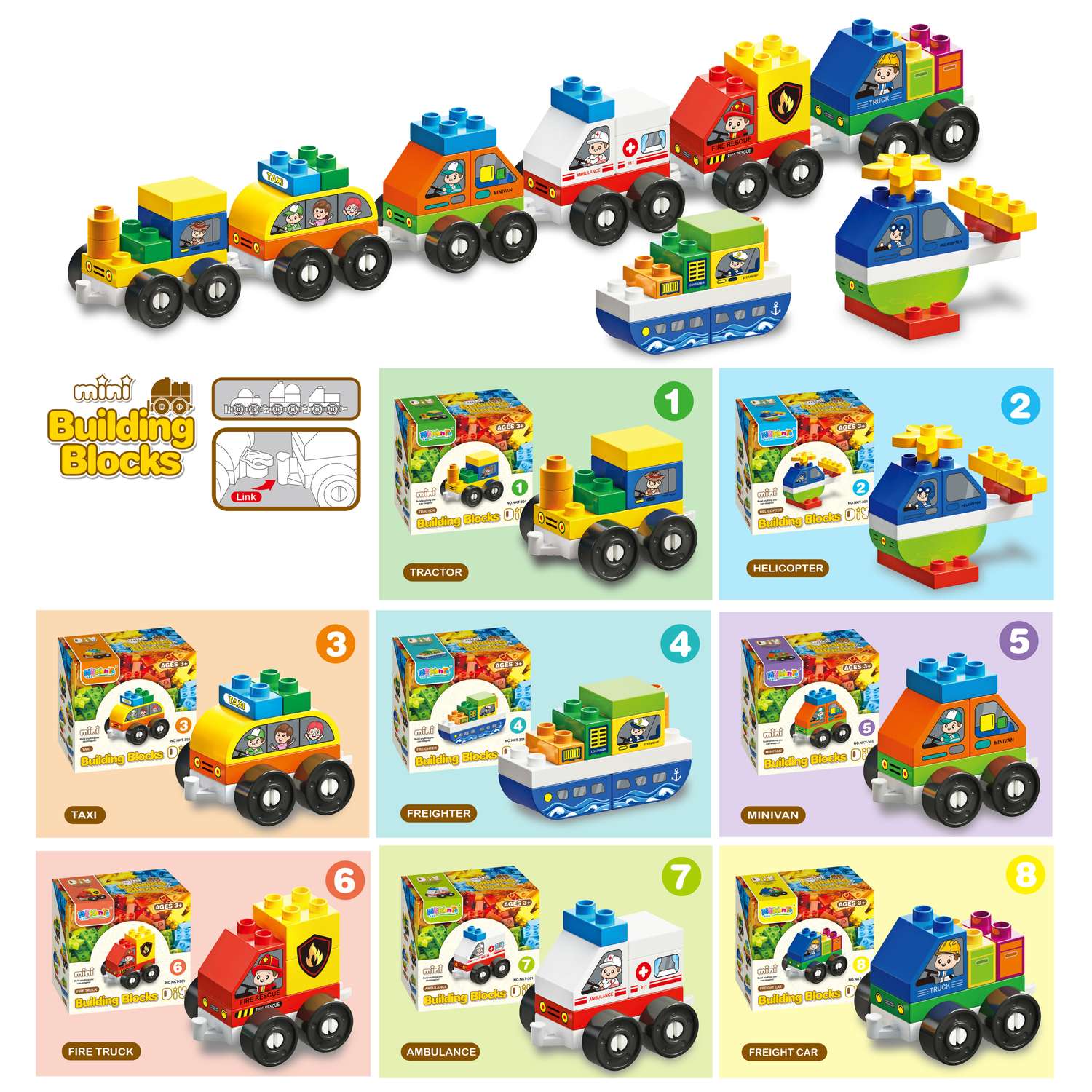 Конструктор . Машина в ассортименте - фото 1