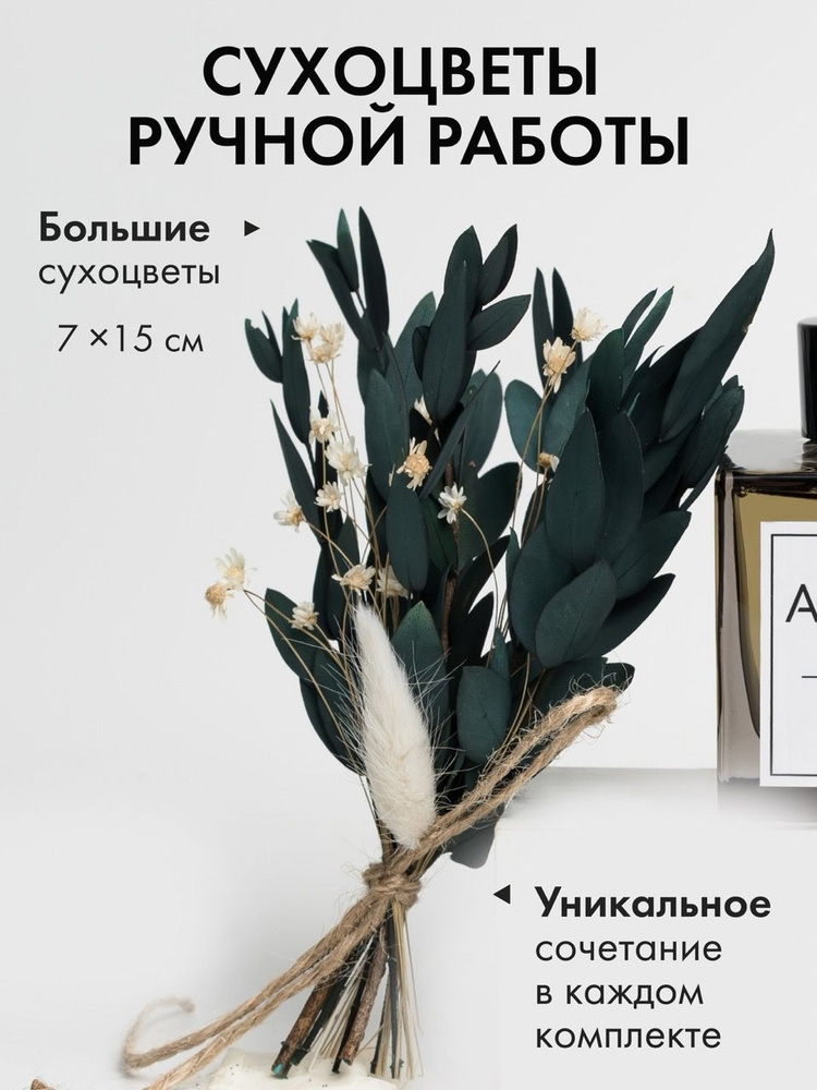 Диффузор с сухоцветами в Премиум тубусе Accents Santal - фото 6