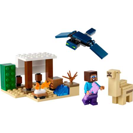 Конструктор LEGO Minecraft Экспедиция Стива по пустыне блочный