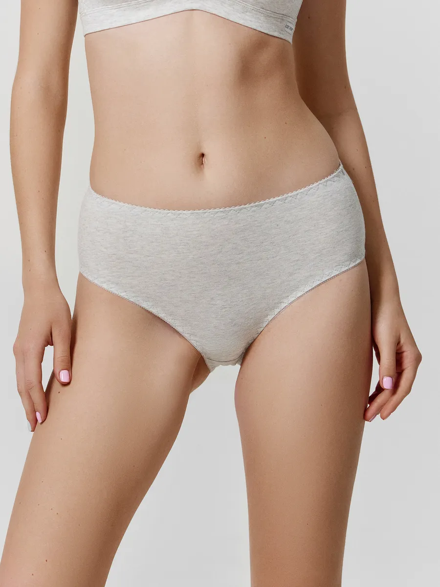 Трусы 3 шт Mark Formelle (Марк Формэль) 412075-3/серый меланж 4306-А-5 - фото 5