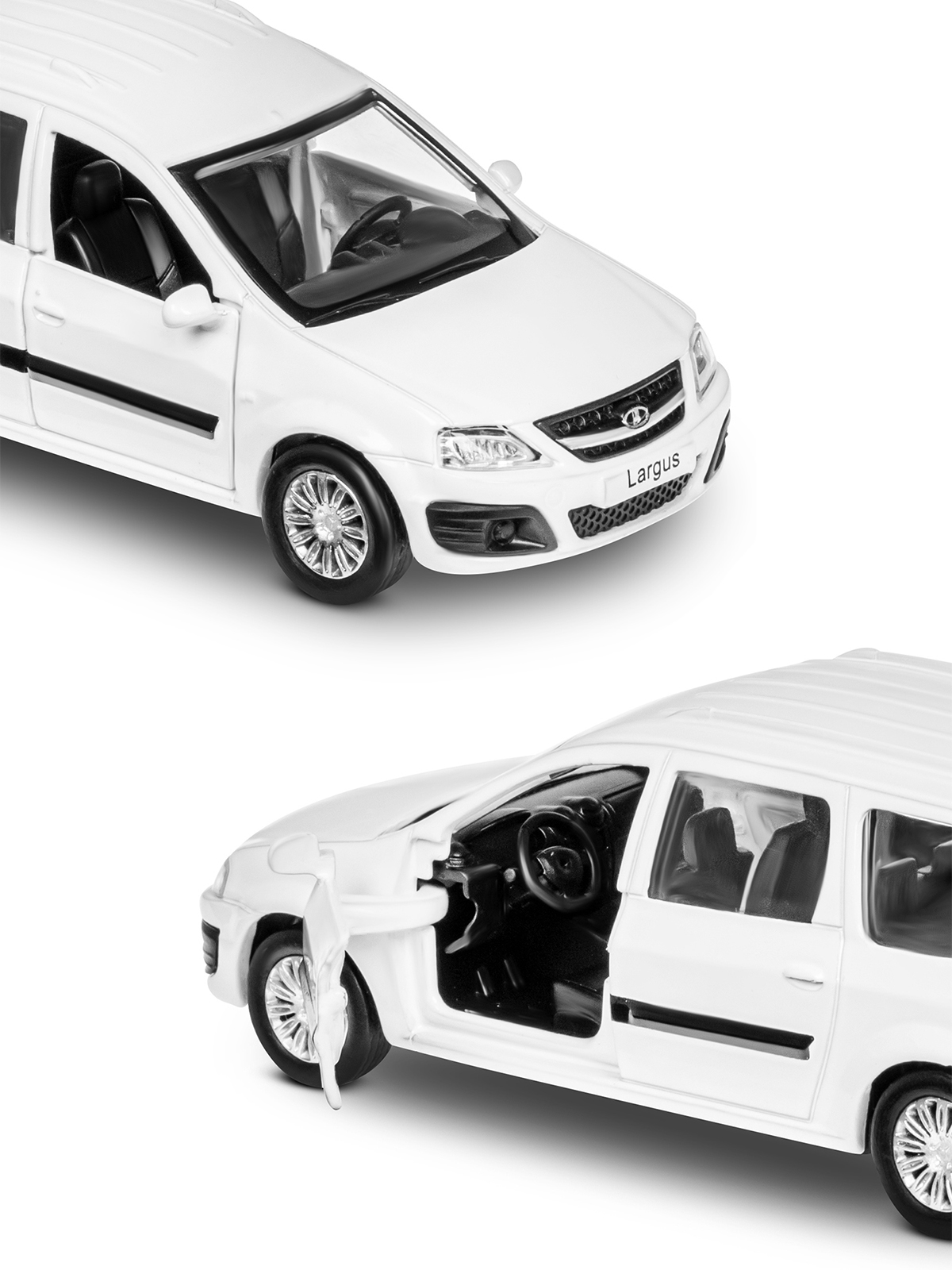 Автомобиль АВТОпанорама LADA Largus 1:43 JB1251630 - фото 11