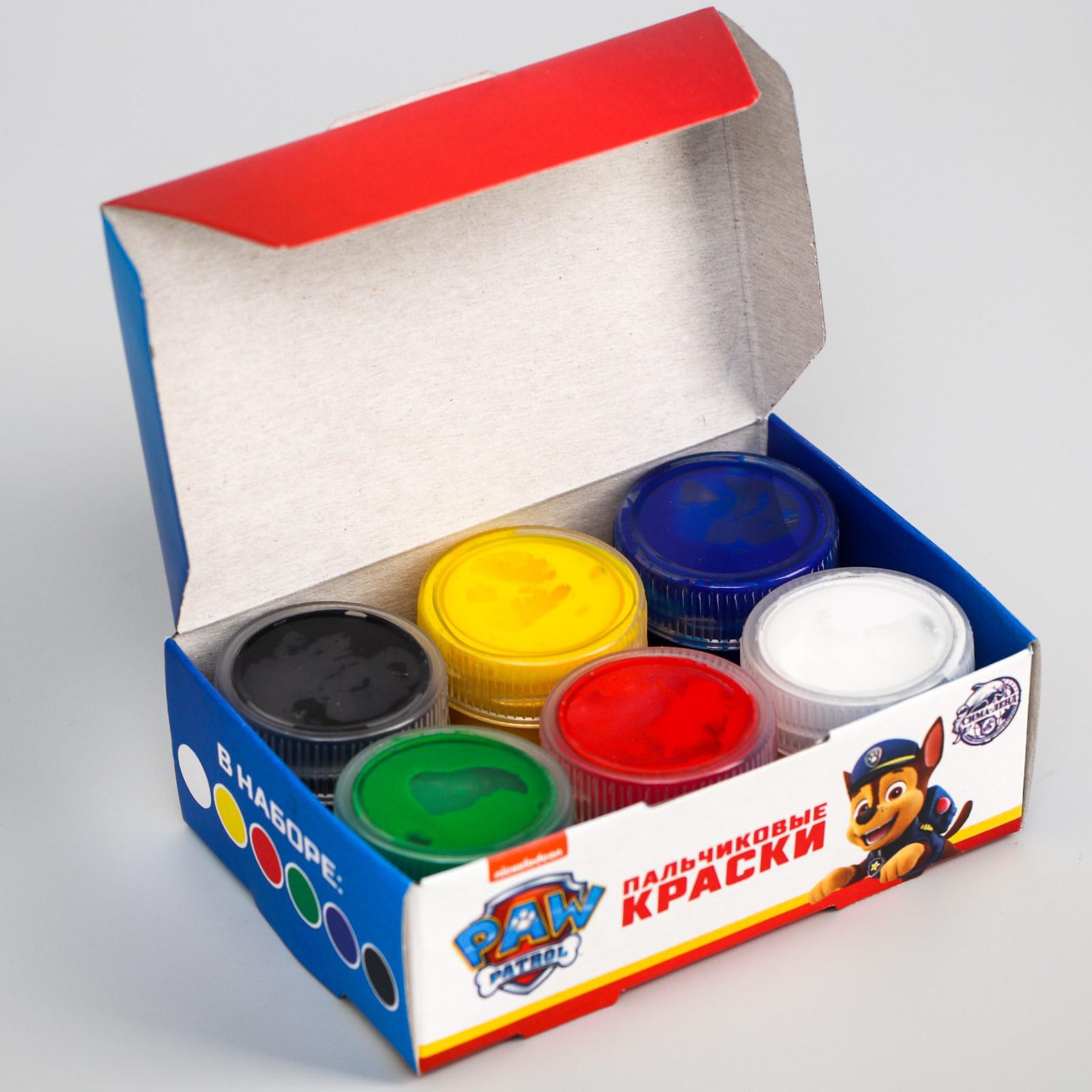 Краски пальчиковые Paw Patrol 6 цв. - фото 3