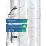Штора для ванной комнаты и душа VILINA текстильная водоотталкивающая 180х180 см полиэстер