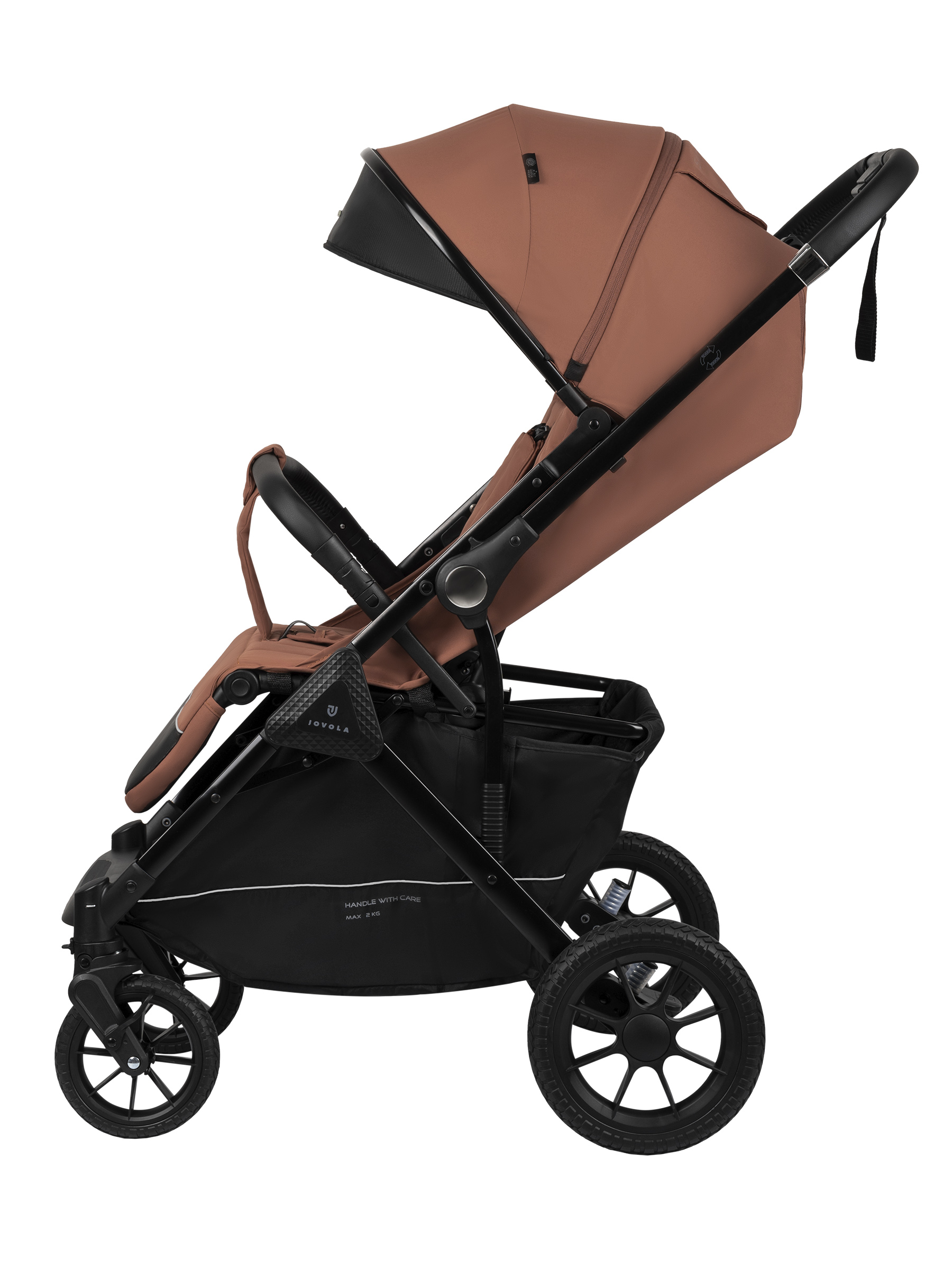 Коляска прогулочная JOVOLA Magma Plus терракот - фото 18