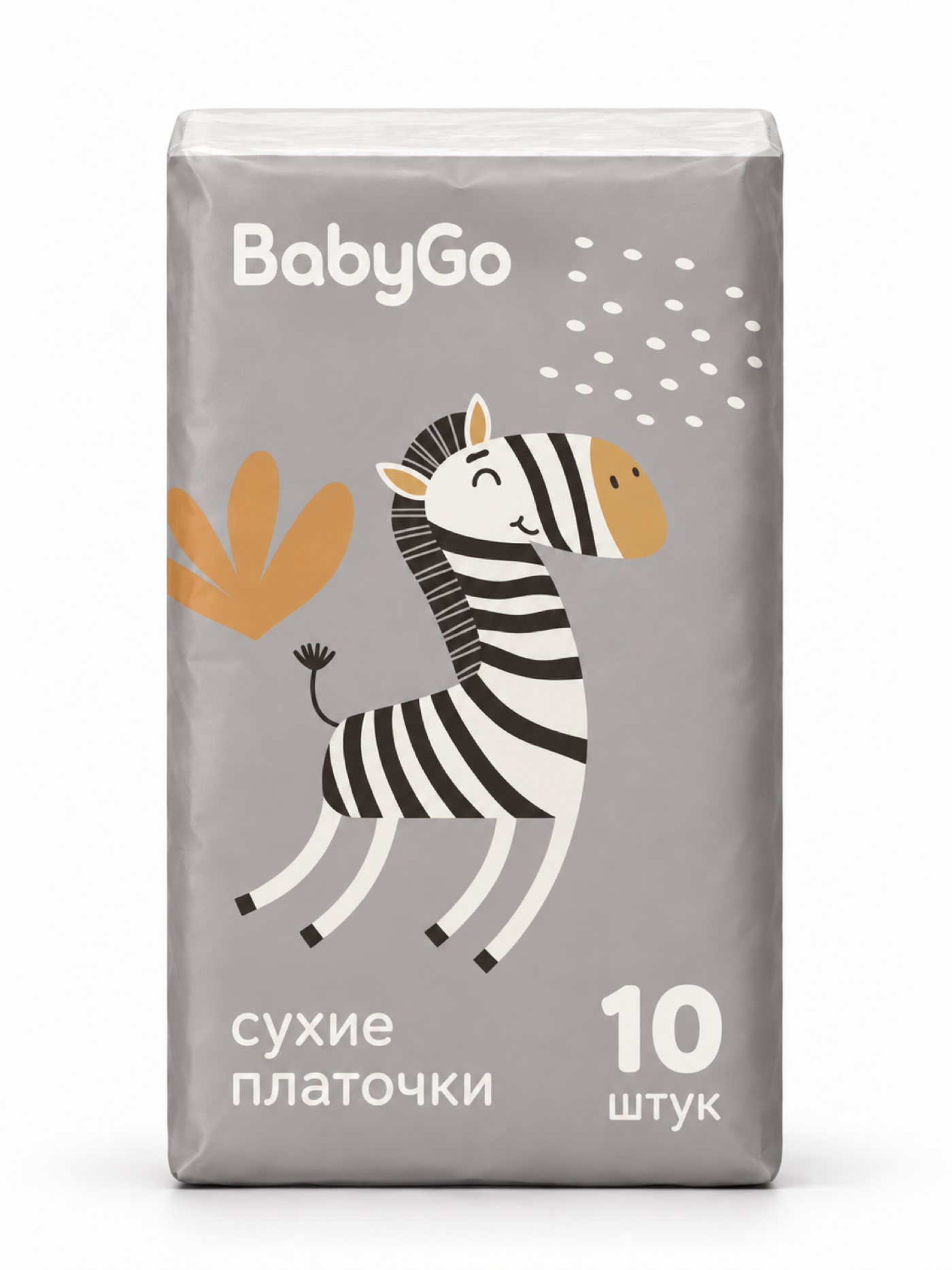 Бумажные салфетки BabyGo 10 шт. 1 упак. в ассортименте - фото 3