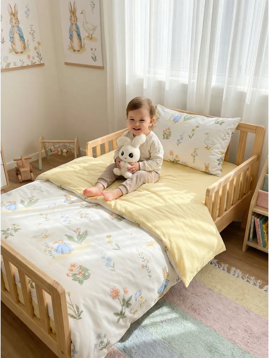 Простыня COROCOCO Спелая дыня 90 x 180 см на резинке 1 шт. - фото 2