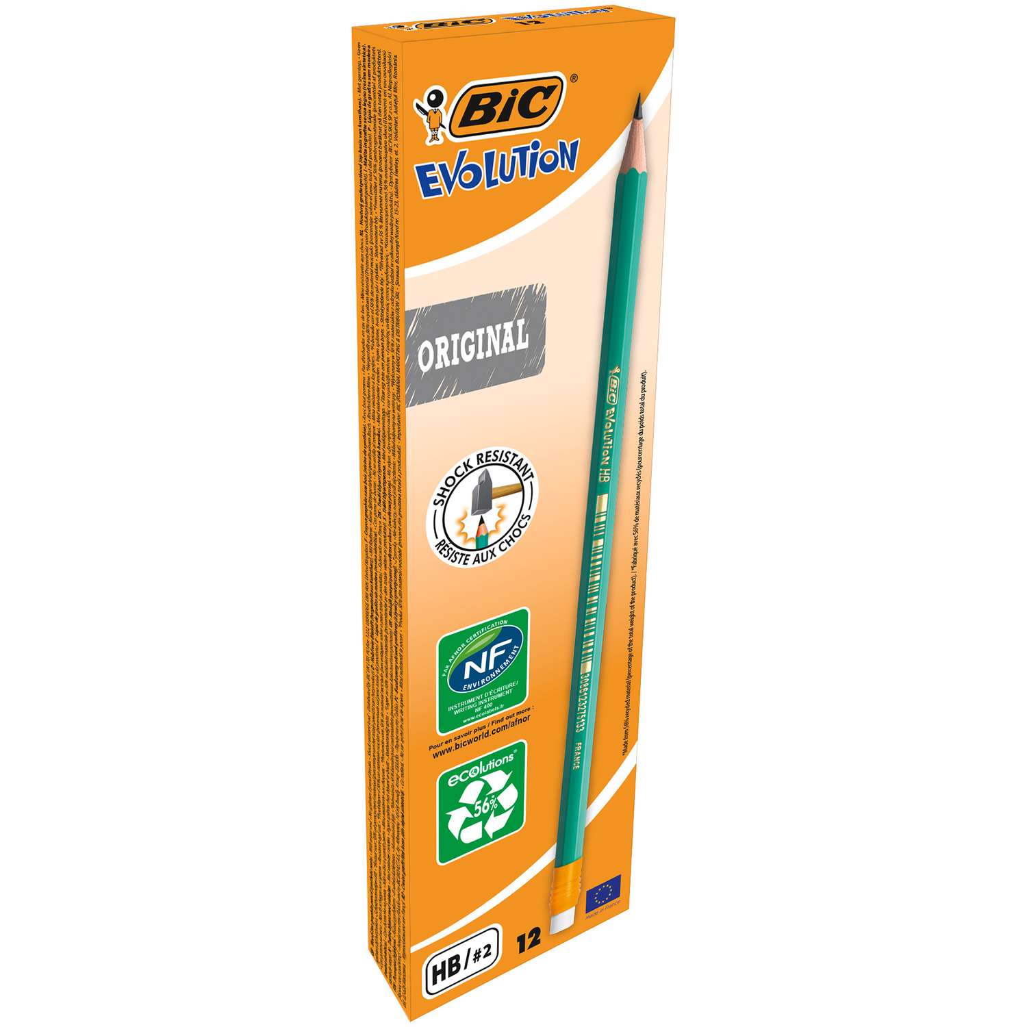 Карандаши чернографитные BIC 1 шт. - фото 5
