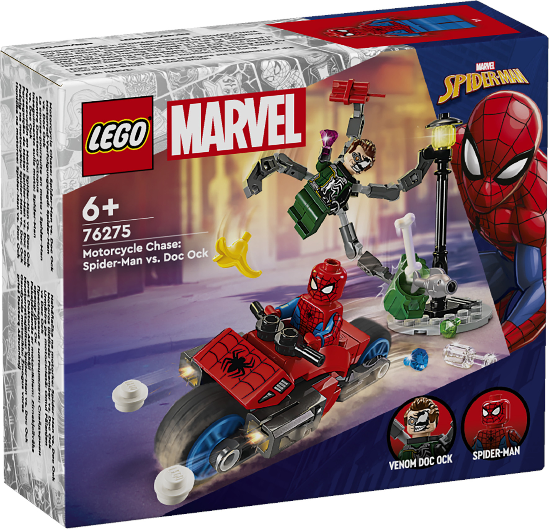 Конструктор LEGO Marvel Super Heroes Человек-паук против Дока Ока 77 дет. - фото 3