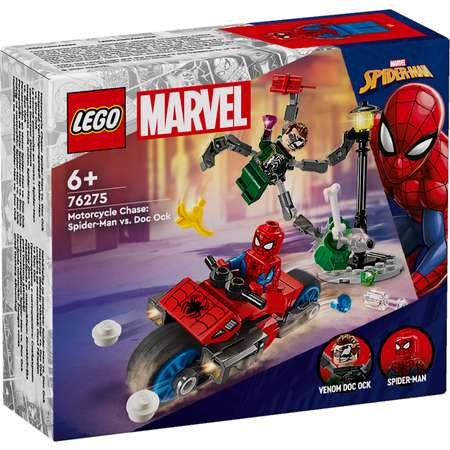Конструктор LEGO Marvel Super Heroes Человек-паук против Дока Ока блочный